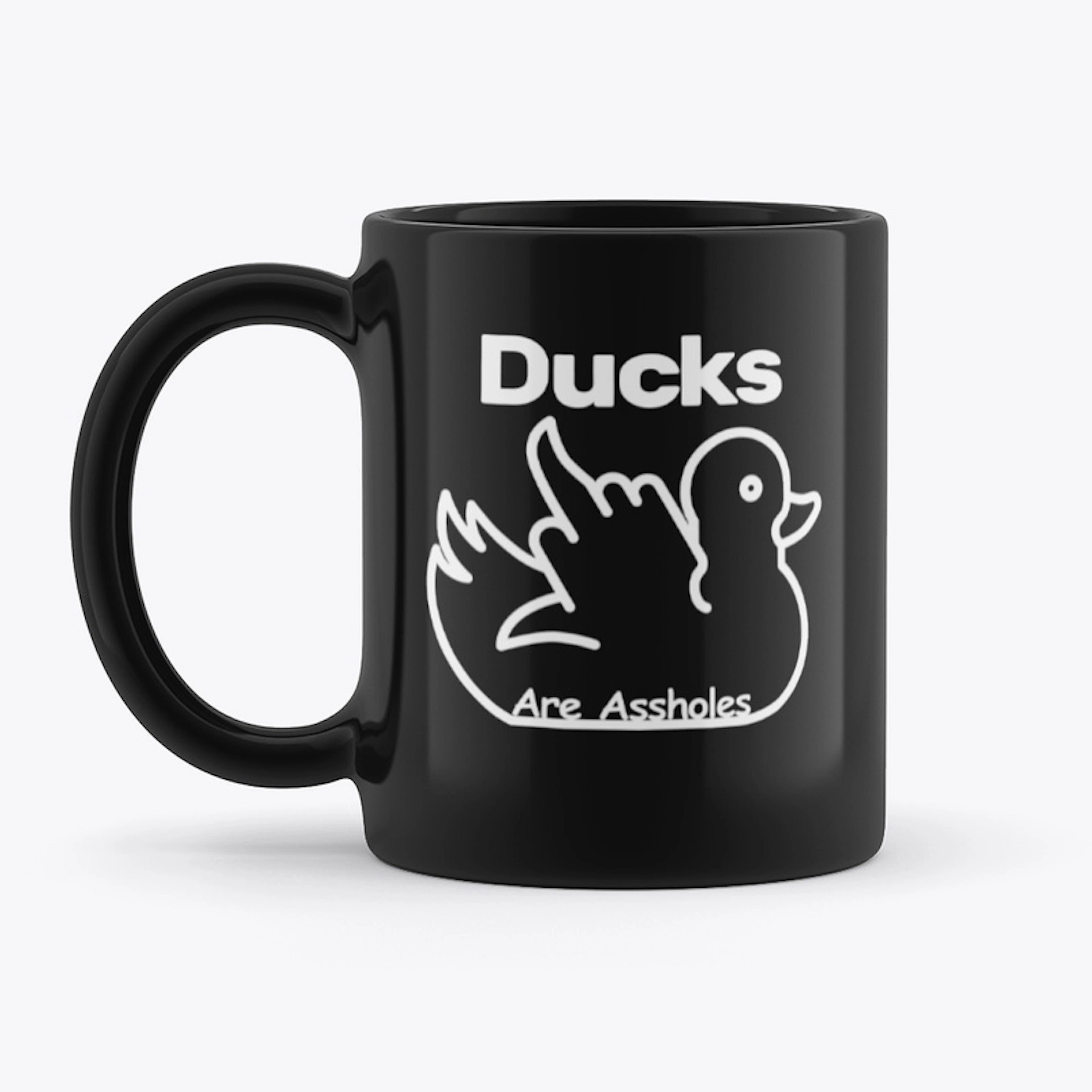 Ducks are Assholes Large Logo