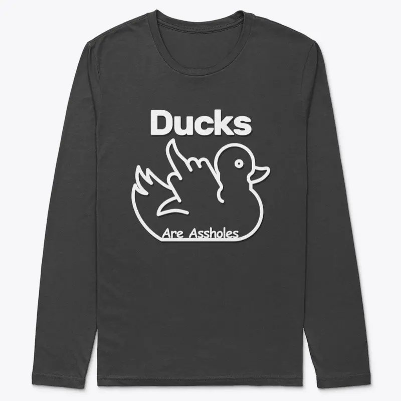 Ducks are Assholes Large Logo