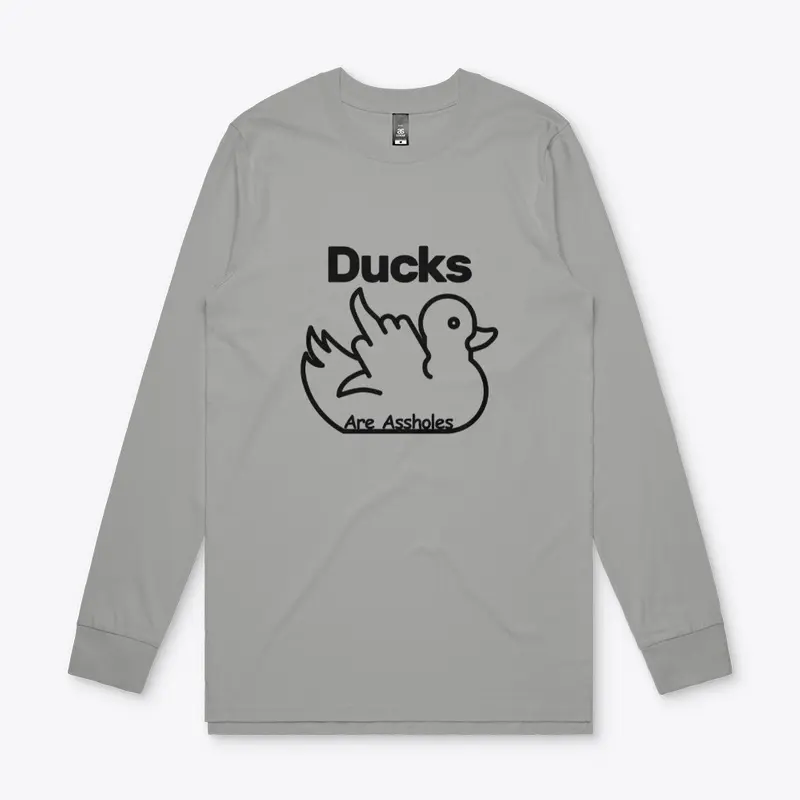 Ducks are Assholes Large Logo