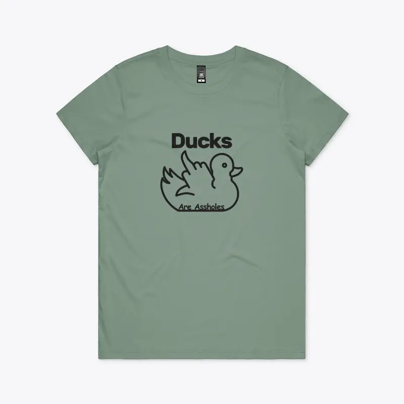 Ducks are Assholes Large Logo