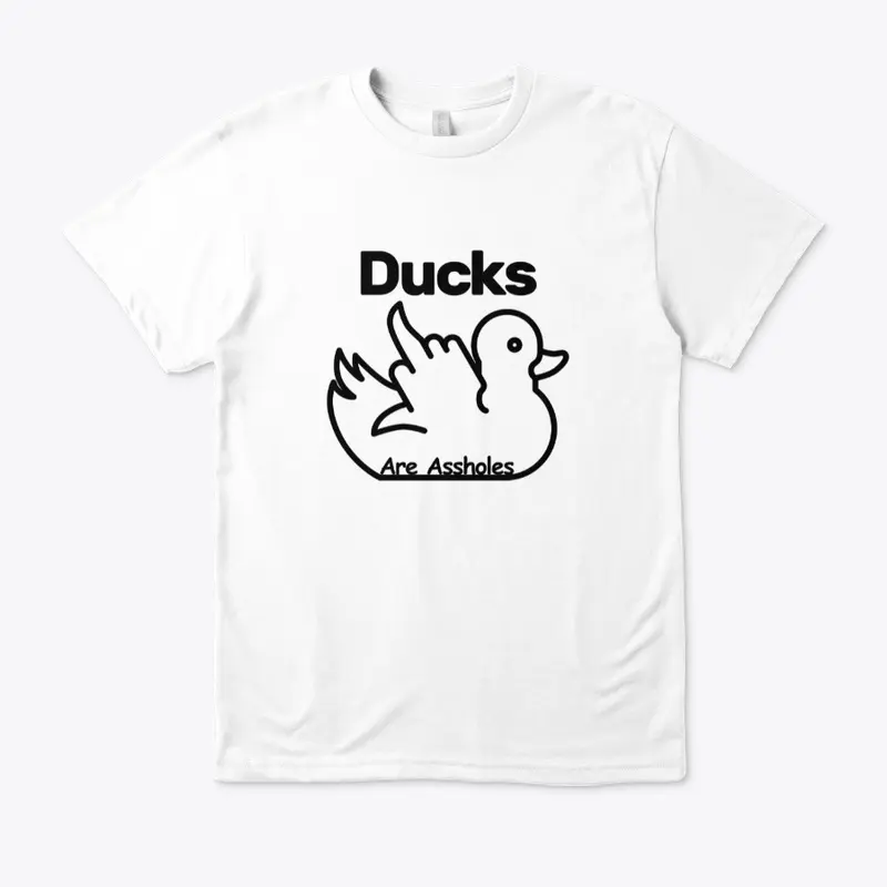 Ducks are Assholes Large Logo