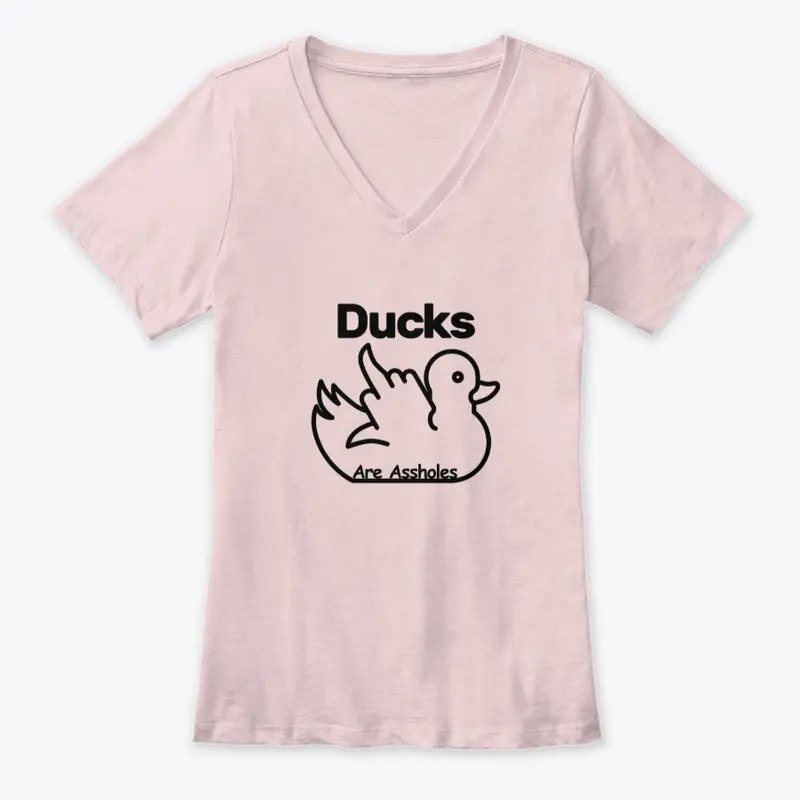 Ducks are Assholes Large Logo