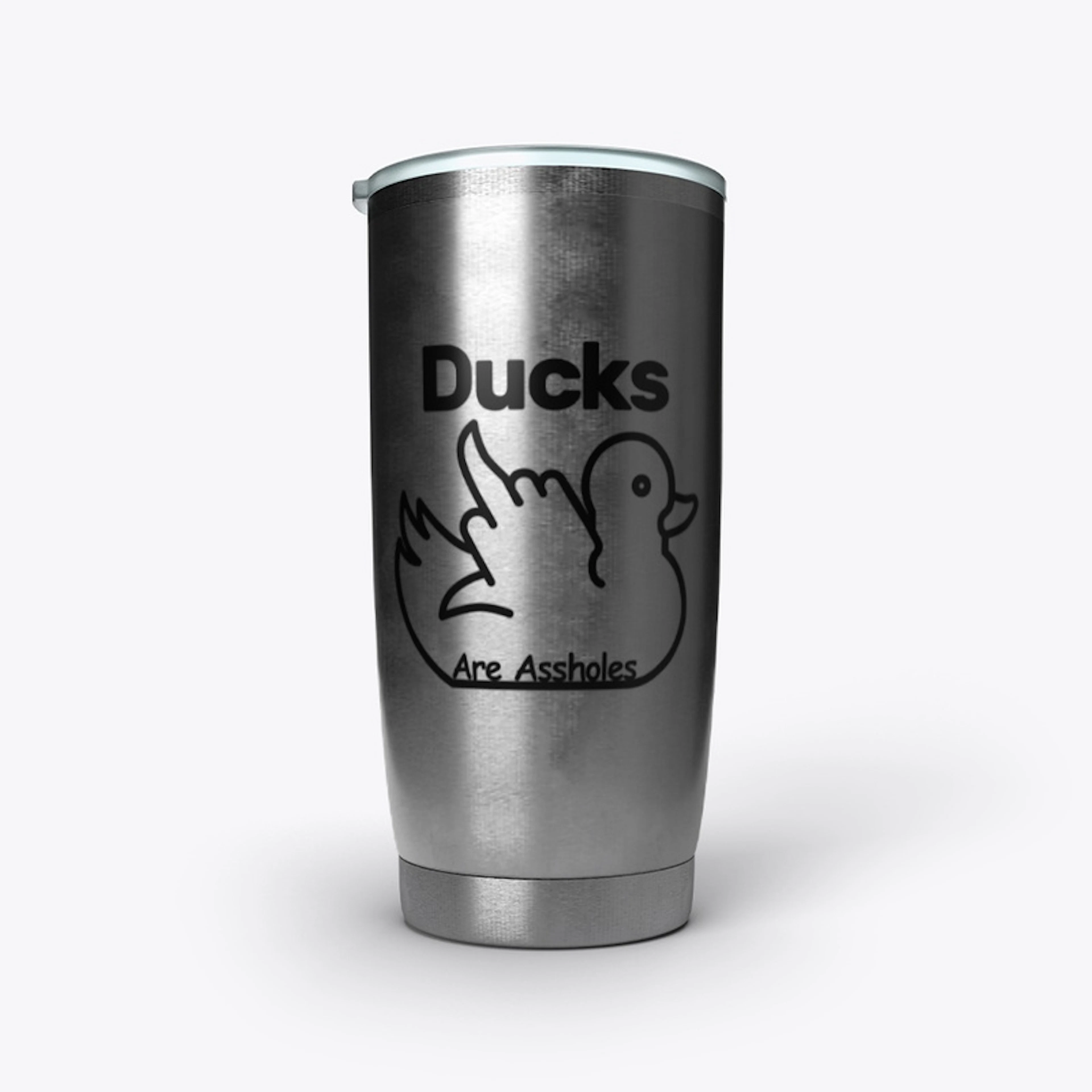 Ducks are Assholes Large Logo