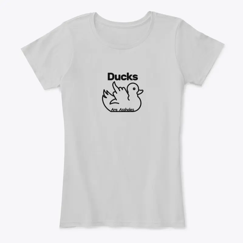 Ducks are Assholes Large Logo