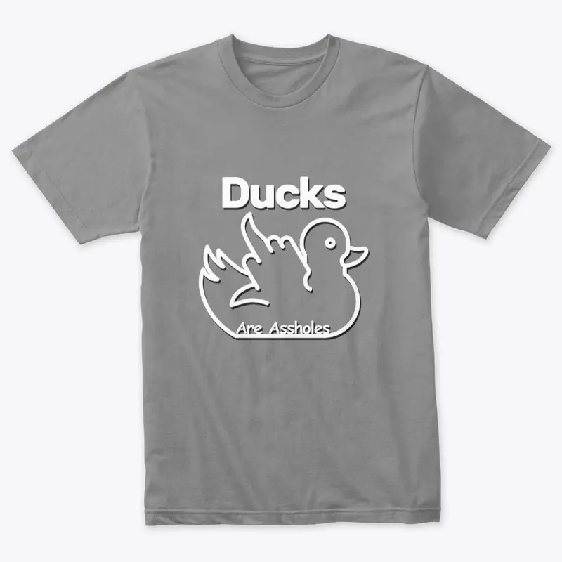 Ducks are Assholes Large Logo