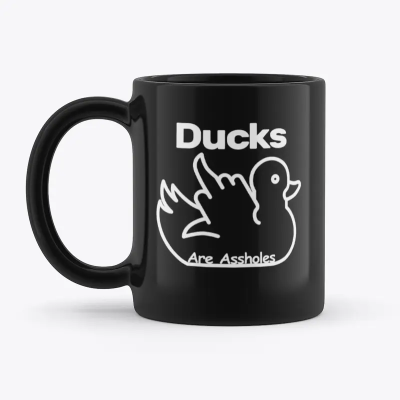 Ducks are Assholes Large Logo