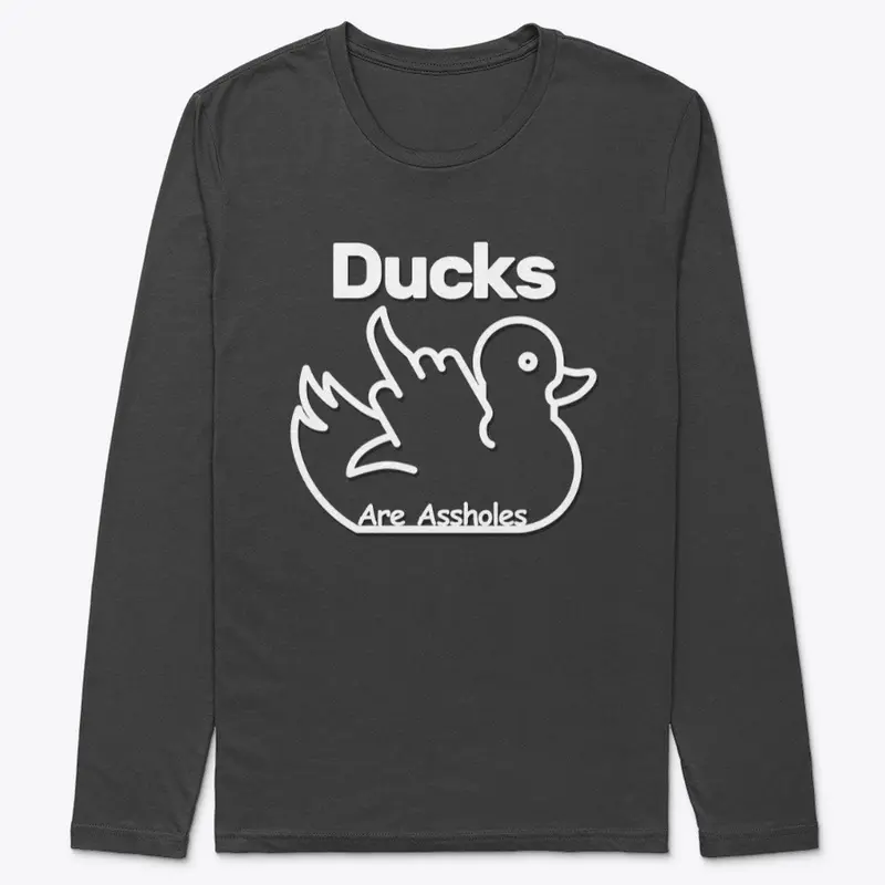 Ducks are Assholes Large Logo