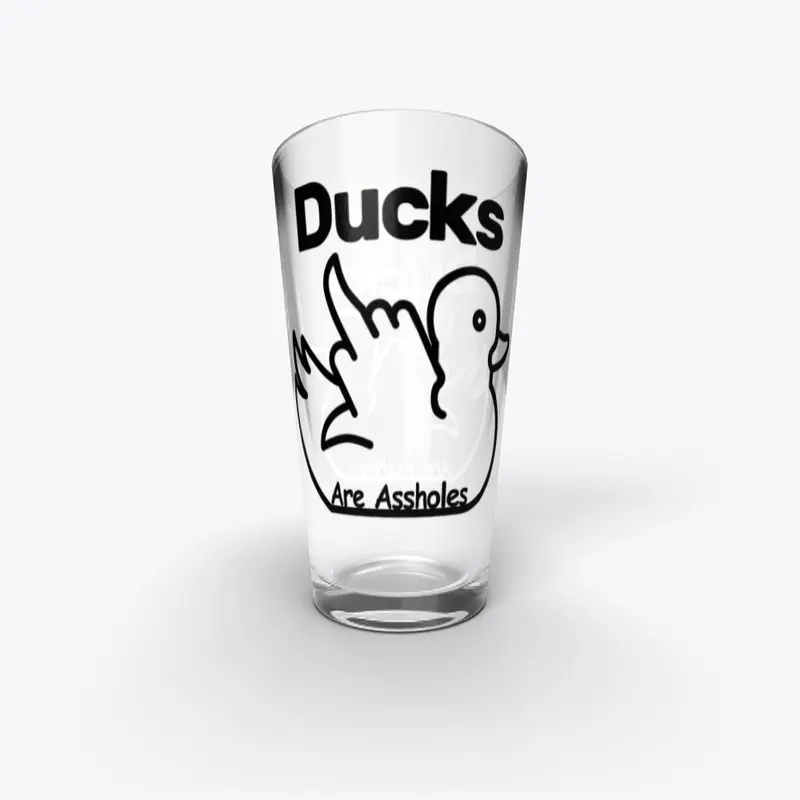 Ducks are Assholes Large Logo