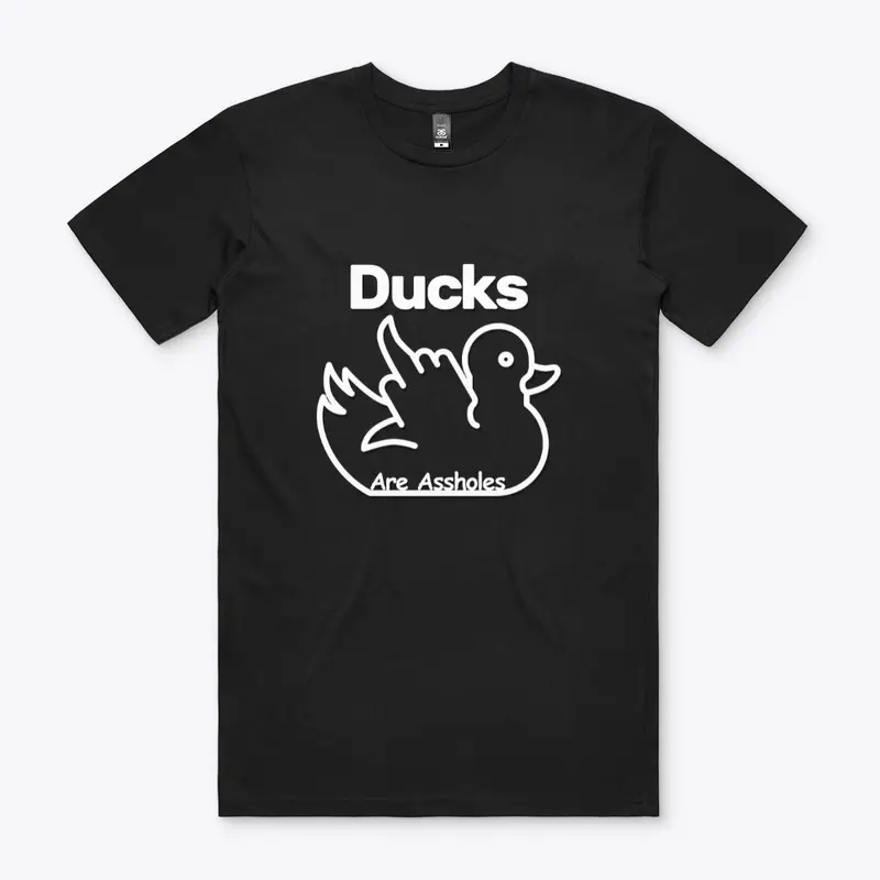 Ducks are Assholes Large Logo