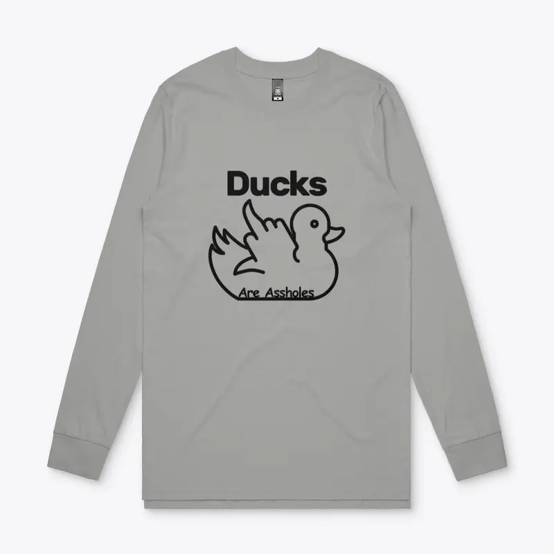 Ducks are Assholes Large Logo