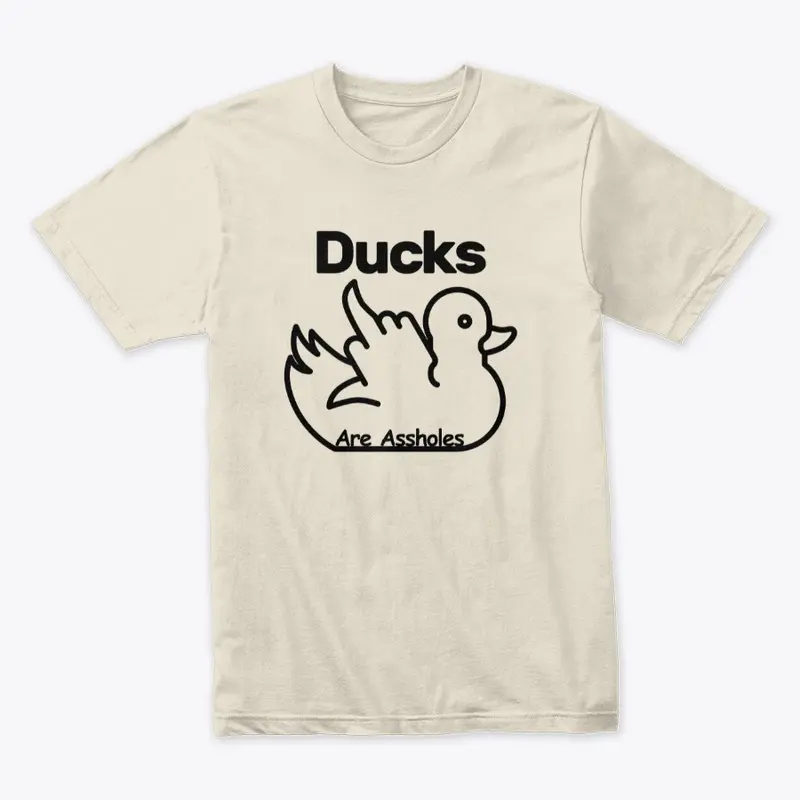 Ducks are Assholes Large Logo