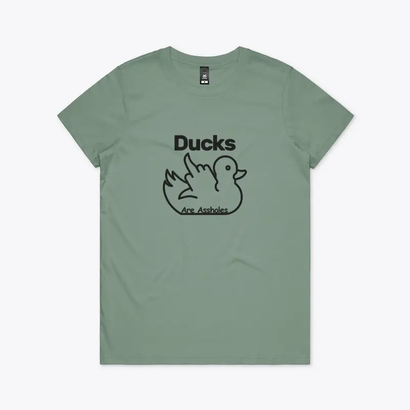 Ducks are Assholes Large Logo