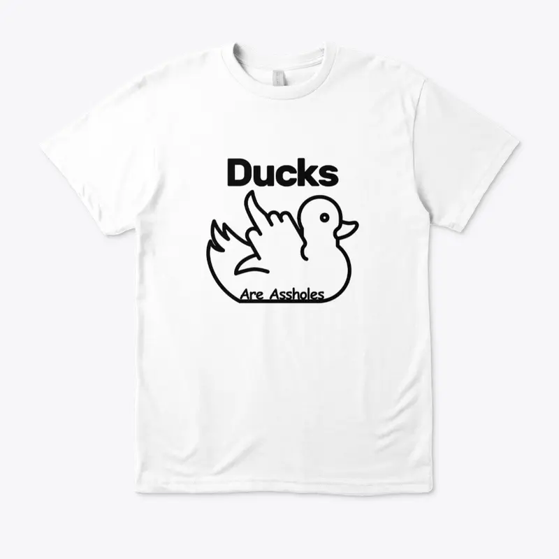 Ducks are Assholes Large Logo