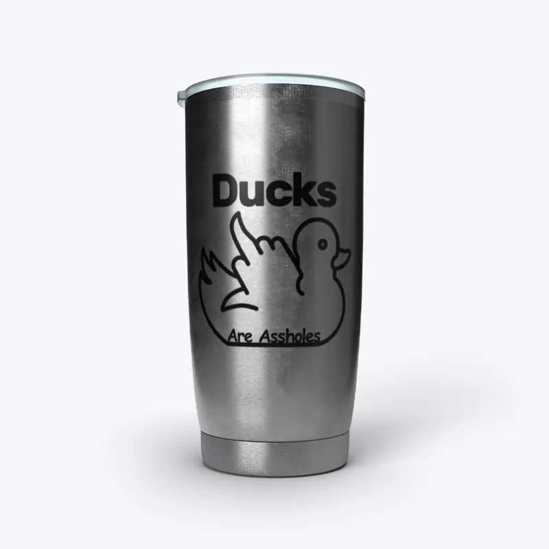 Ducks are Assholes Large Logo