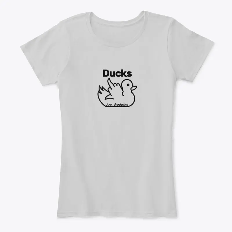 Ducks are Assholes Large Logo